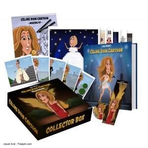 Céline Dion Cartoon – Coffret Collector Box